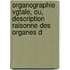 Organographie Vgtale, Ou, Description Raisonne Des Organes D