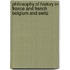 Philosophy of History in France and French Belgium and Switz