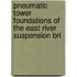 Pneumatic Tower Foundations of the East River Suspension Bri