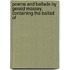 Poems and Ballads by Gerald Massey, Containing the Ballad of
