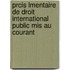 Prcis Lmentaire De Droit International Public Mis Au Courant