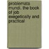 Problemata Mundi. the Book of Job Exegetically and Practical