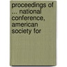 Proceedings of ... National Conference, American Society for door American Societ