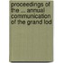 Proceedings of the ... Annual Communication of the Grand Lod