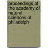 Proceedings of the Academy of Natural Sciences of Philadelph door Onbekend