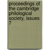 Proceedings of the Cambridge Philological Society, Issues 7 door Society Cambridge Philo