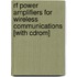 Rf Power Amplifiers For Wireless Communications [with Cdrom]