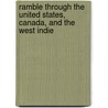Ramble Through the United States, Canada, and the West Indie door John Shaw