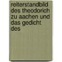 Reiterstandbild Des Theodorich Zu Aachen Und Das Gedicht Des
