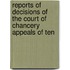 Reports of Decisions of the Court of Chancery Appeals of Ten