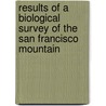 Results of a Biological Survey of the San Francisco Mountain door Leonhard Hess Stejneger