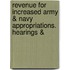 Revenue for Increased Army & Navy Appropriations. Hearings &