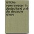 Rztliche Vereinswesen in Deutschland Und Der Deutsche Rzteve