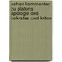Schler-Kommentar Zu Platons Apologie Des Sokrates Und Kriton