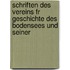 Schriften Des Vereins Fr Geschichte Des Bodensees Und Seiner