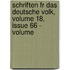 Schriften Fr Das Deutsche Volk, Volume 18, Issue 66 - Volume