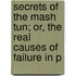 Secrets Of The Mash Tun; Or, The Real Causes Of Failure In P