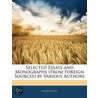 Selected Essays and Monographs (from Foreign Sources) by Var door Onbekend