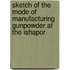 Sketch of the Mode of Manufacturing Gunpowder at the Ishapor