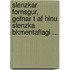 Slenzkar Fornsgur, Gefnar T Af Hinu Slenzka Bkmentaflagi ...
