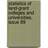 Statistics Of Land-Grant Colleges And Universities, Issue 89 door Education United States.