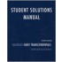 Student Solutions Manual For Calculus, Early Transcendentals