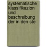 Systematische Klassifikazion Und Beschreibung Der in Den Ste by Johann Burger
