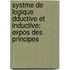 Systme de Logique Dductive Et Inductive; Expos Des Principes