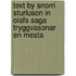 Text By Snorri Sturluson In Olafs Saga Tryggvasonar En Mesta