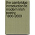 The Cambridge Introduction To Modern Irish Poetry, 1800-2000