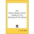 The Master Mason's Book Studies In The Meaning Of Our Ritual