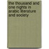 The Thousand And One Nights In Arabic Literature And Society