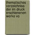 Thematisches Verzeichniss Der Im Druck Erschienenen Werke Vo