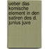 Ueber Das Komische Element in Den Satiren Des D. Junius Juve