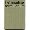 Het insuline formularium by M.G.J. Willink