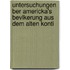 Untersuchungen Ber Americka's Bevlkerung Aus Dem Alten Konti