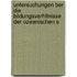 Untersuchungen Ber Die Bildungsverhltnisse Der Ozeanischen S