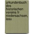 Urkundenbuch Des Historischen Vereins Fr Niedersachsen, Issu
