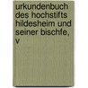 Urkundenbuch Des Hochstifts Hildesheim Und Seiner Bischfe, V by Catholic Church