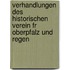 Verhandlungen Des Historischen Verein Fr Oberpfalz Und Regen