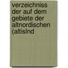 Verzeichniss Der Auf Dem Gebiete Der Altnordischen (Altislnd door Theodor Möbius