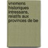 Vnemens Historiques Intressans, Relatifs Aux Provinces de Be