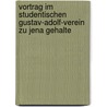 Vortrag Im Studentischen Gustav-Adolf-Verein Zu Jena Gehalte door Carl Ludwig Wilibald Grimm