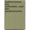 Waltharii Poesis. Das Waltharilied...Nach Den Geraldushandsc door Anonymous Anonymous
