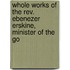 Whole Works Of The Rev. Ebenezer Erskine, Minister Of The Go