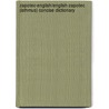 Zapotec-English/English-Zapotec (Isthmus) Concise Dictionary door A. Scott Britton