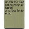 de Fabulae Fuae Est de Herus Et Leardri Amoribus Fonte Et Au door Edward Johann Klemm