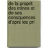 de La Proprit Des Mines Et de Ses Consquences D'Aprs Les Pri