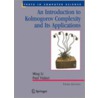 An Introduction To Kolmogorov Complexity And Its Applications door Paul Vitanyi