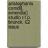 Aristophanis Comdi], Emendat] Studio R.F.P. Brunck. £2 Issue